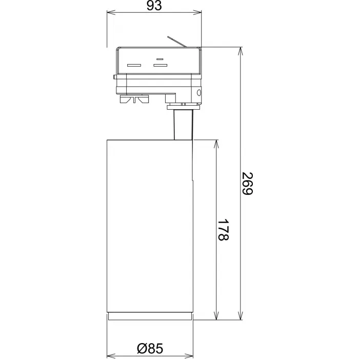 Трековый светильник 3-фазный Deko-Light Lucea 707120 от ImperiumLoft