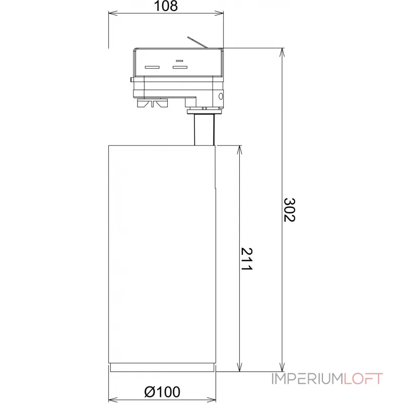 Трековый светильник 3-фазный Deko-Light Lucea 707122