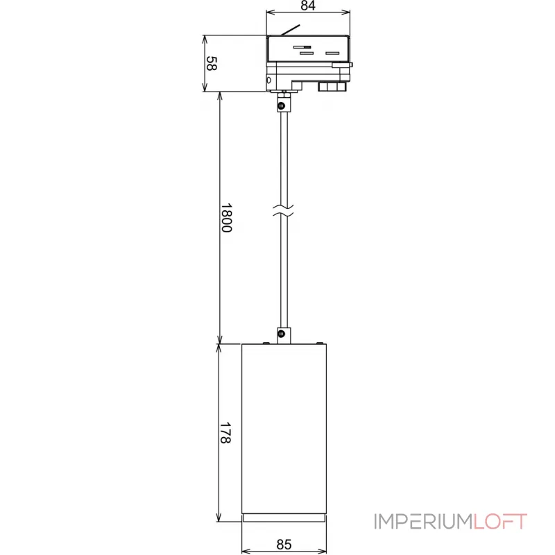 Трековый светильник 3-фазный Deko-Light Lucea 707126