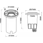 Встраиваемый светильник Deko-Light Aton 730475 от ImperiumLoft