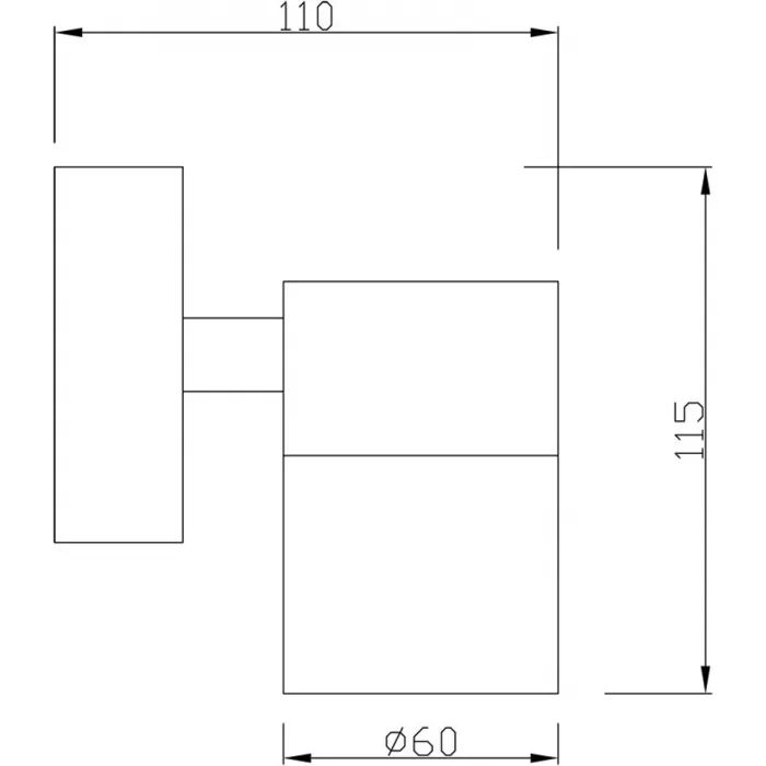 Уличный настенный светильник Deko-Light Zilly 731005 от ImperiumLoft