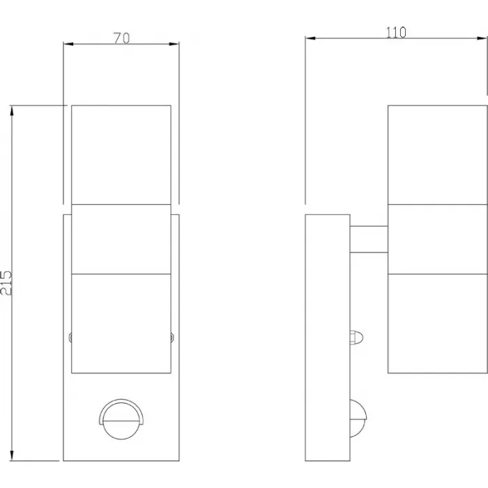 Уличный настенный светильник Deko-Light Zilly 731007 от ImperiumLoft