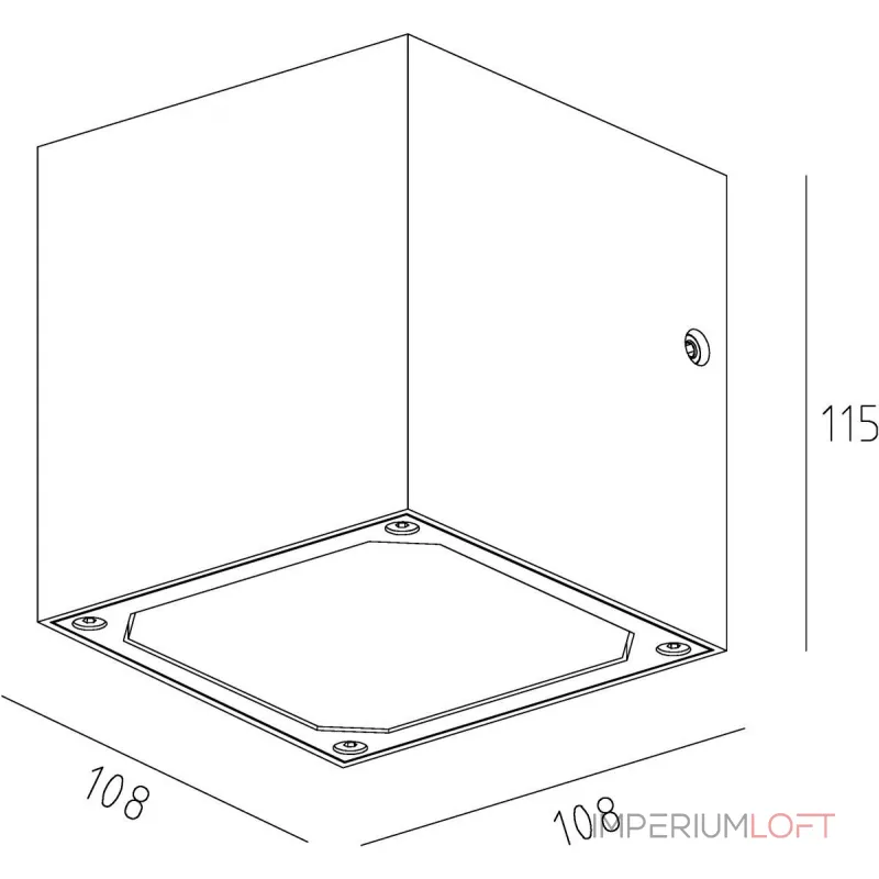 Уличный настенный светильник Deko-Light Cubodo 731024