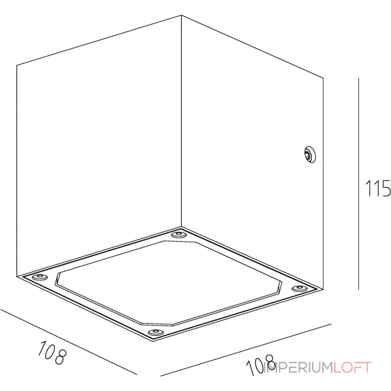 Уличный настенный светильник Deko-Light Cubodo 731025