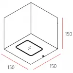 Уличный настенный светильник Deko-Light Jabbah 731127 от ImperiumLoft
