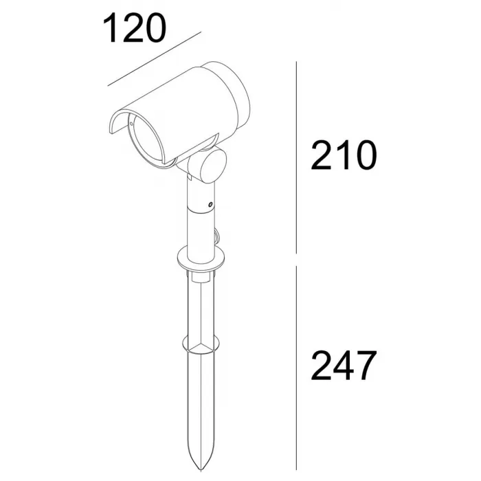 Грунтовый светильник Deko-Light Keid 732094 от ImperiumLoft
