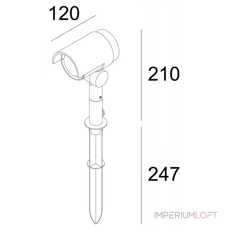 Грунтовый светильник Deko-Light Keid 732094