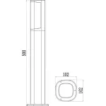 Уличный столб Deko-Light Barro 733006 от ImperiumLoft