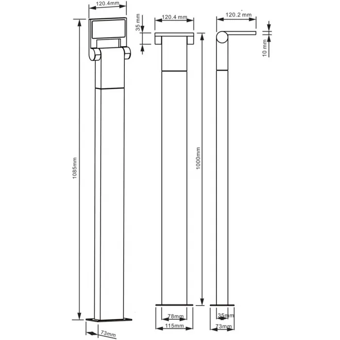 Уличный столб Deko-Light Robi flex 733007 от ImperiumLoft