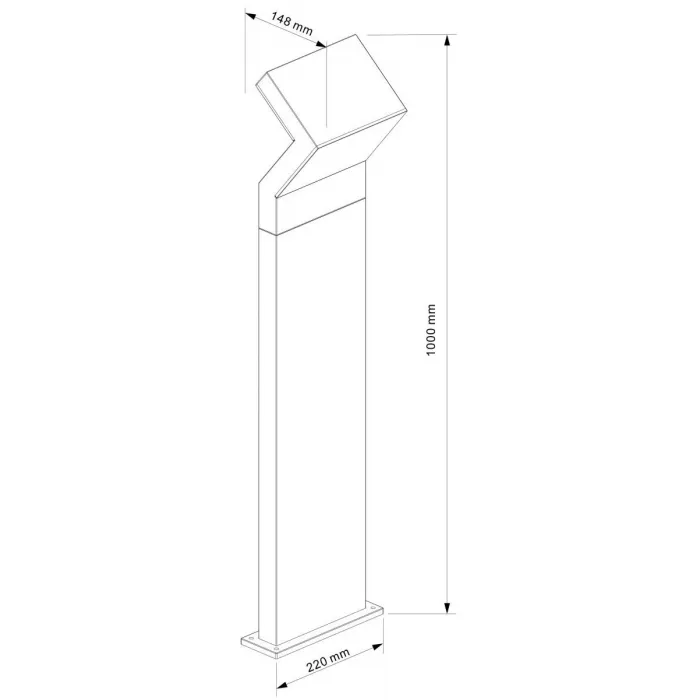 Уличный столб Deko-Light Taygeta 1000 733038 от ImperiumLoft