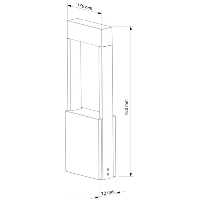 Уличный столб Deko-Light Chertan 450 733043 от ImperiumLoft