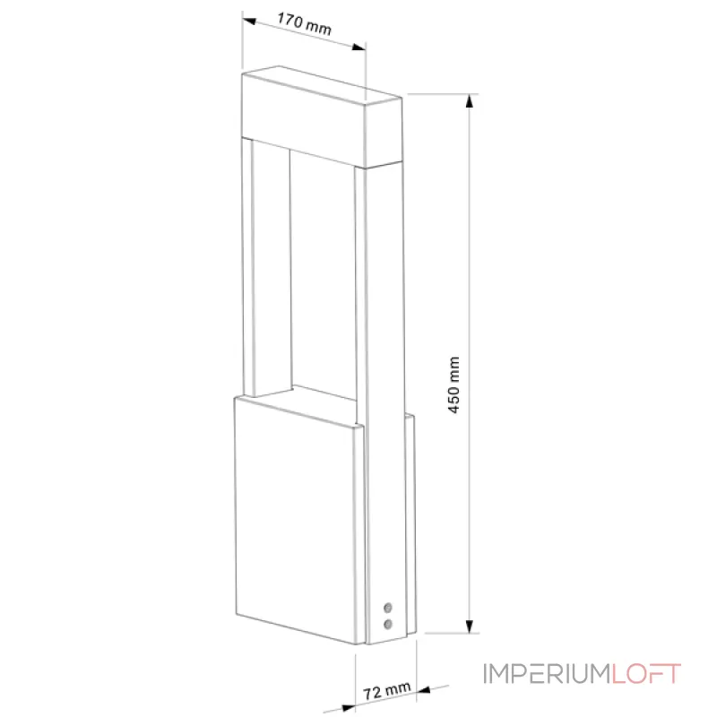 Уличный столб Deko-Light Chertan 450 733043
