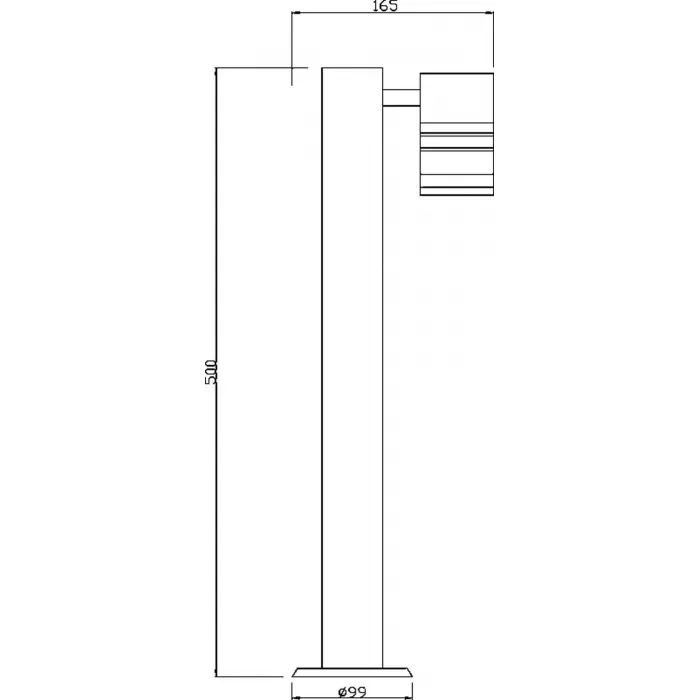 Уличный столб Deko-Light Zilly 733062 от ImperiumLoft