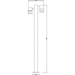 Уличный столб Deko-Light Zilly 733063 от ImperiumLoft