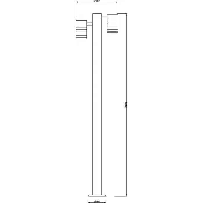 Уличный столб Deko-Light Zilly 733063 от ImperiumLoft