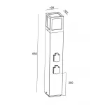 Уличный столб Deko-Light Facado 733064 от ImperiumLoft