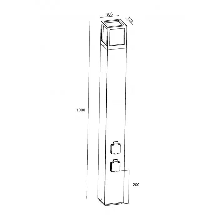 Уличный столб Deko-Light Facado 733065 от ImperiumLoft