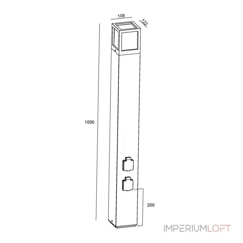 Уличный столб Deko-Light Facado 733065 от ImperiumLoft