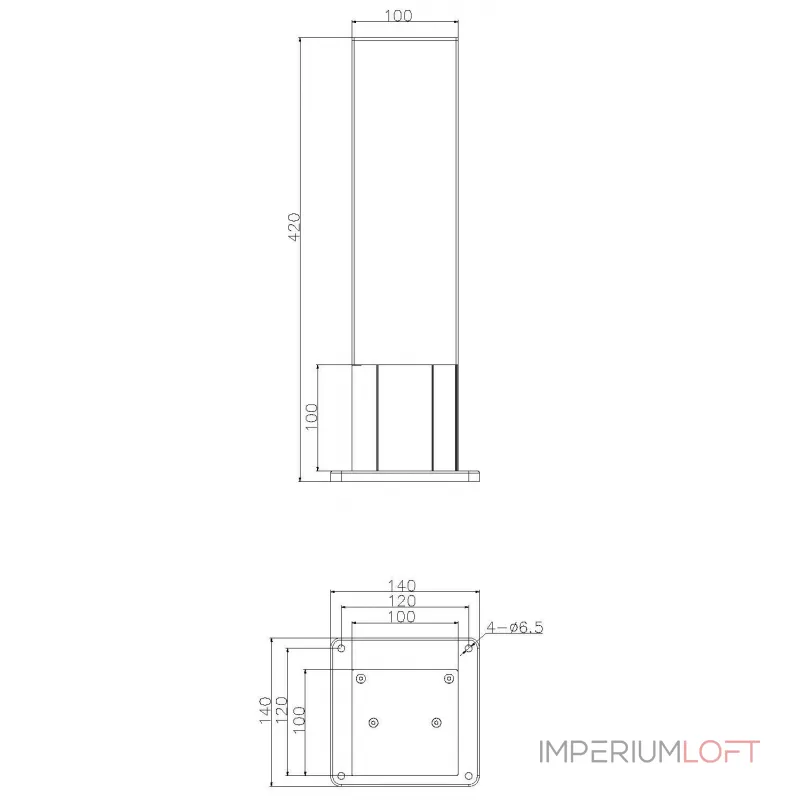 Уличный столб Deko-Light Socket Tower 733066