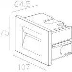 Встраиваемый светильник Deko-Light Yvette 763004 от ImperiumLoft