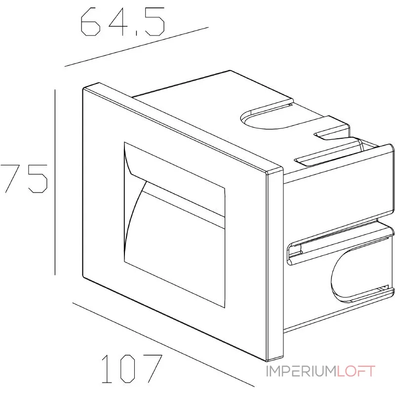 Встраиваемый светильник Deko-Light Yvette 763004