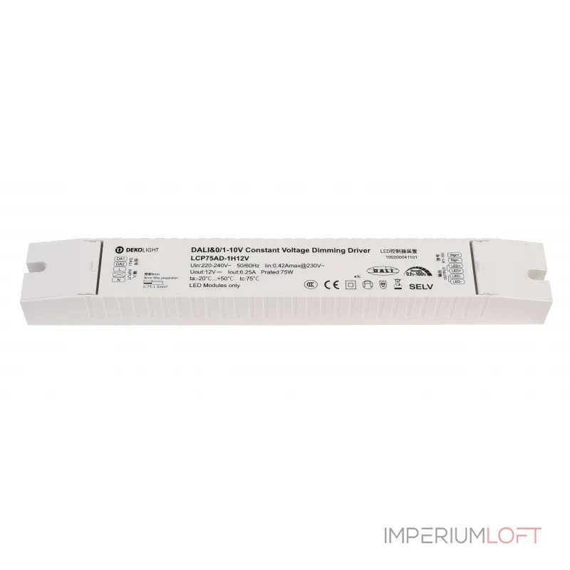 Блок питания Deko-Light LED BASIC DIM CV LCP75AD-1H12V DALI 862254 от ImperiumLoft