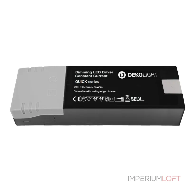 Блок питания для светодиодов QUICK DIM CC D150060NTF-PW/60W Deko-Light 862259 Блок питания для светодиодов QUICK DIM CC D150060NTF-PW/60W Deko-Light 862259