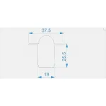 Торцевая заглушка R-ET-03-10 набор из 2 шт. Deko-Light 979701