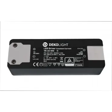 Блок питания для светодиодов BASIC CC V8-40-500мА/40Вт Deko-Light 862197 Блок питания для светодиодов BASIC CC V8-40-500мА/40Вт Deko-Light 862197