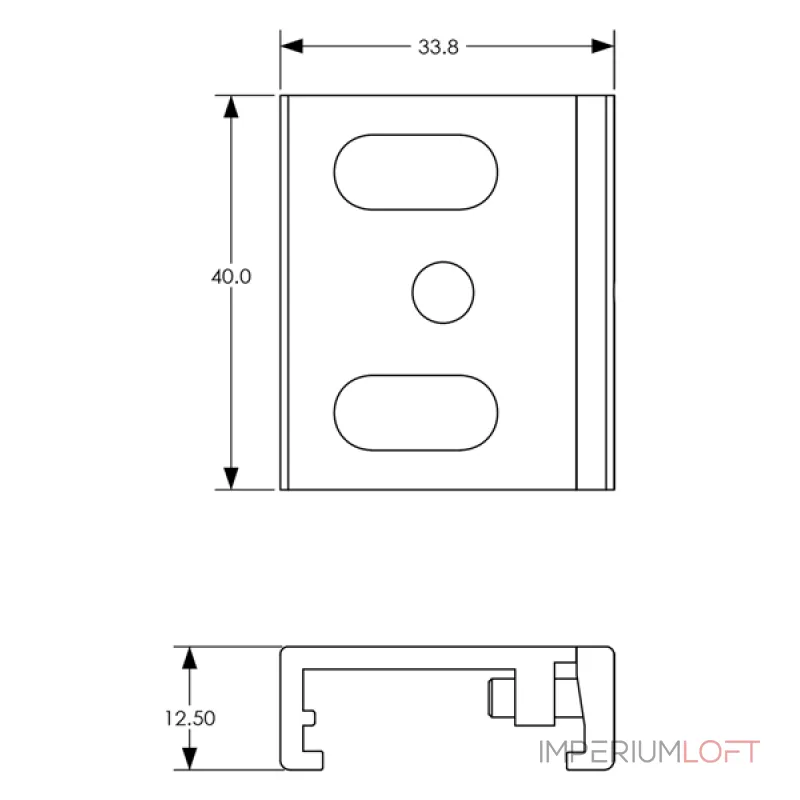Кронштейн для 3-х фазной системы Deko-Light Line Ceiling 710063