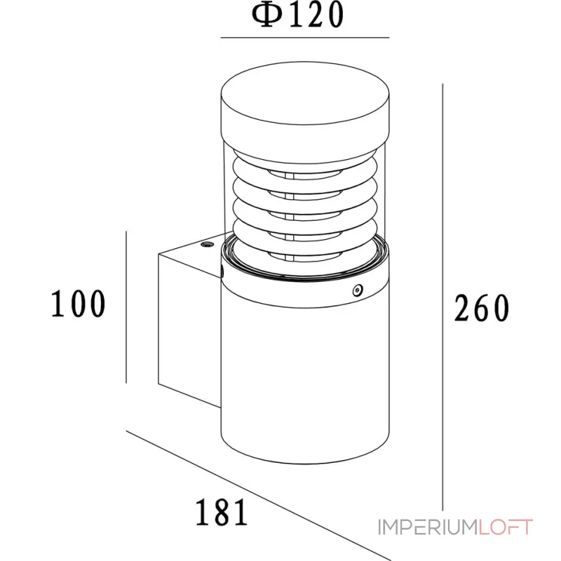 Уличный настенный светильник Deko-Light Ortis 731031