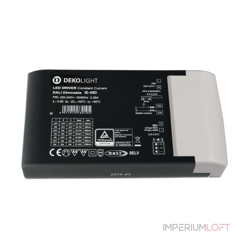 LED-Блок питания BASIC, DIM, Multi CC, IE-45D Deko-Light 862192