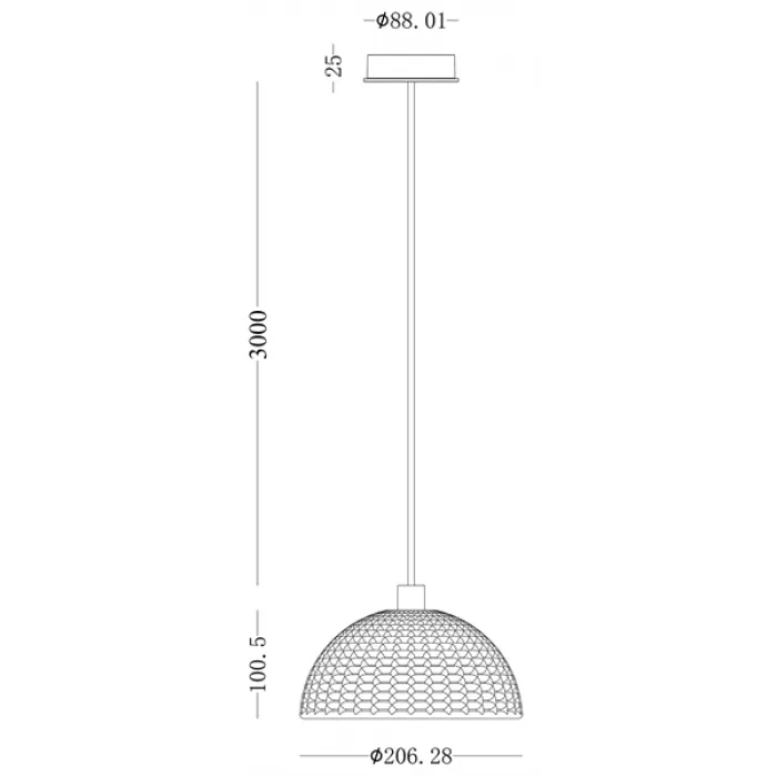 Подвесной светильник Deko-Light Basket 342142 от ImperiumLoft