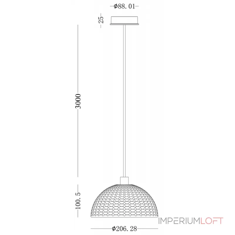 Подвесной светильник Deko-Light Basket 342142