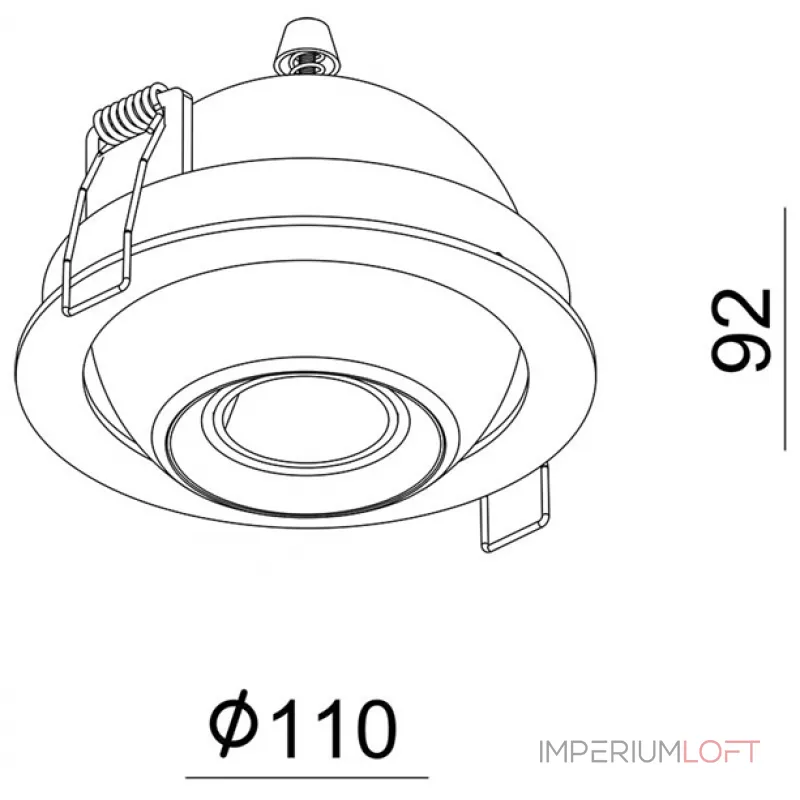 Встраиваемый светильник Deko-Light Bellatrix 565340 от ImperiumLoft