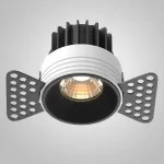 Встраиваемый светильник Maytoni Round DL058, 7W3K, TRS, B от ImperiumLoft