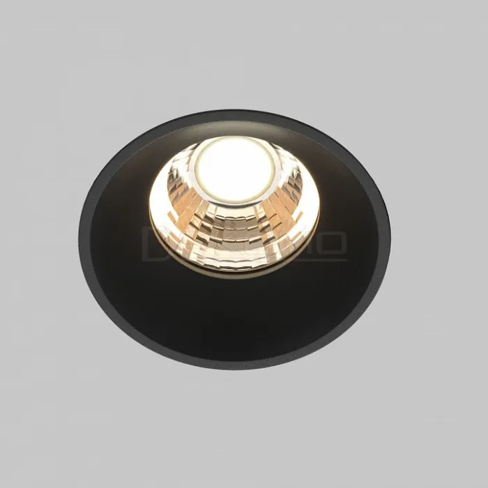 Встраиваемый светильник Maytoni Round DL058, 7W3K, TRS, B от ImperiumLoft