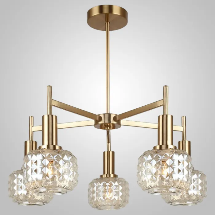 Люстра на штанге Freya Fero FR5366CL, 05BS от ImperiumLoft
