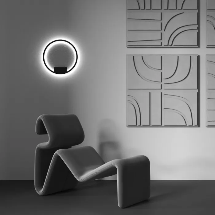 Накладной светильник Maytoni Halo MOD058WL, L25BK от ImperiumLoft