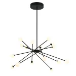 Люстра на штанге Delight Collection MD19001025 MD19001025-16A black