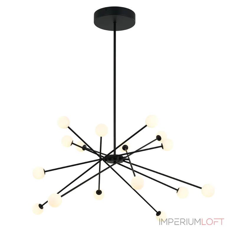 Люстра на штанге Delight Collection MD19001025 MD19001025-16A black