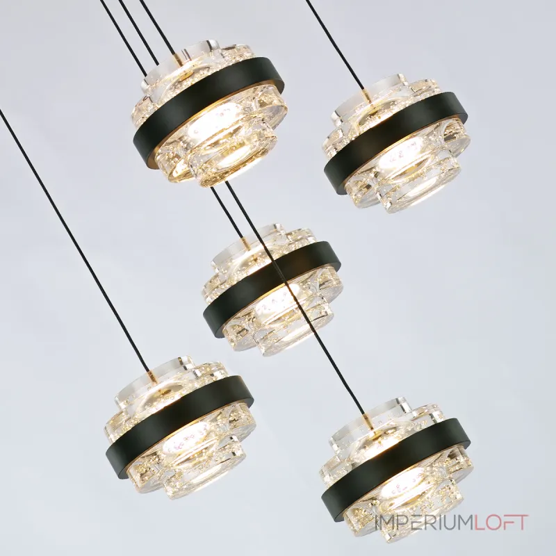 Подвесной светильник Delight Collection Indiana MD22030002-5A black/clear