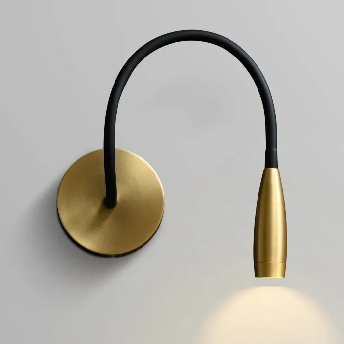 Настенный светильник Delight Collection Wall lamp MT9016-1W brass от ImperiumLoft