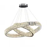 Подвесная люстра Delight Collection D8010 D8010P/2R/D800+600 silver