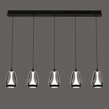 Подвесной светильник Delight Collection MD24001011 MD24001011-5B black/smoky Подвесной светильник Delight Collection MD24001011 MD24001011-5B black/smoky