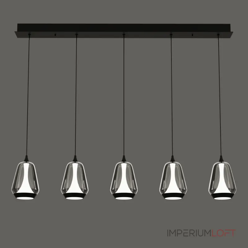 Подвесной светильник Delight Collection MD24001011 MD24001011-5B black/smoky Подвесной светильник Delight Collection MD24001011 MD24001011-5B black/smoky