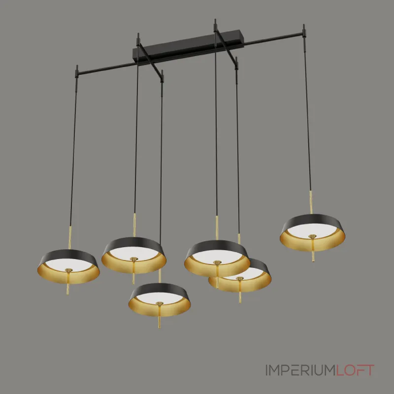 Подвесной светильник Delight Collection MD18001061 MD18001061-6B  black/gold