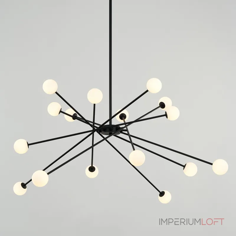 Люстра на штанге Delight Collection MD19001025 MD19001025-16A black