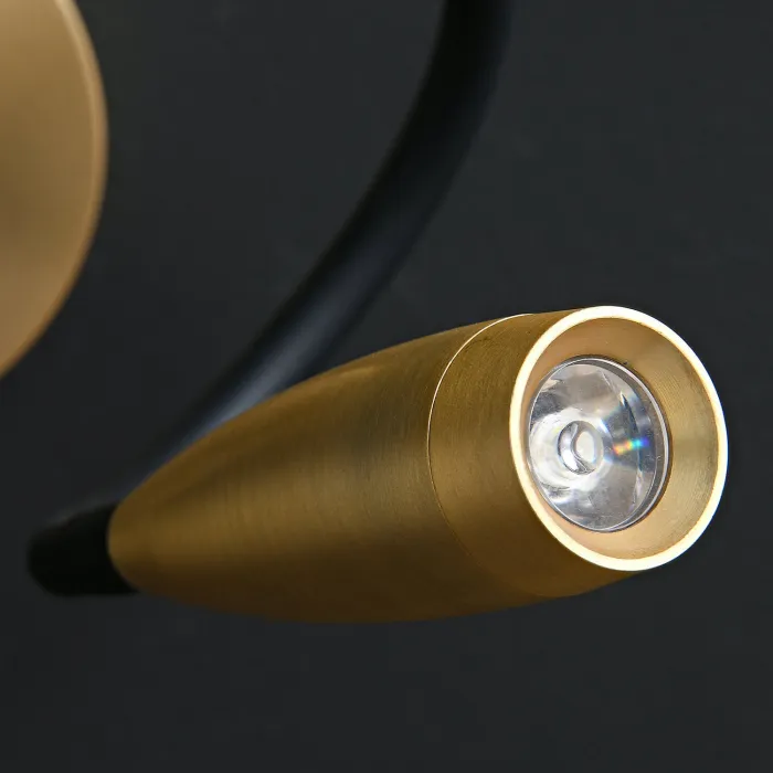 Настенный светильник Delight Collection Wall lamp MT9016-1W brass от ImperiumLoft