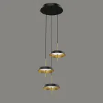 Подвесной светильник Delight Collection MD18001061 MD18001061-3B black/gold